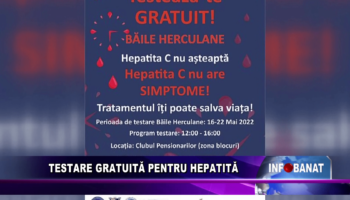 Testare gratuită pentru hepatită