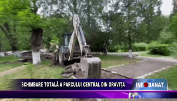 Schimbare totală a parcului central din Oravița