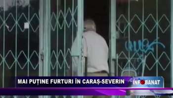 Mai puține furturi în Caraș-Severin