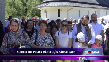 Schitul din Poiana Mărului, în sărbătoare