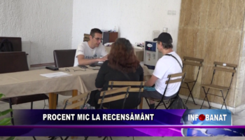 Procent mic la recensământ