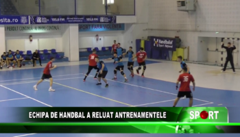 Echipa de handbal a reluat antrenamentele