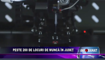 Peste 200 de locuri de muncă în județ