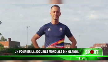 Un pompier la Jocurile Mondiale din Olanda