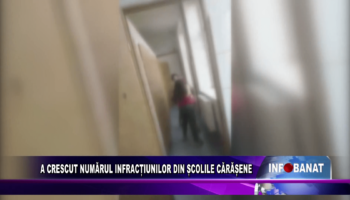 A crescut numărul infracțiunilor din școlile cărășene