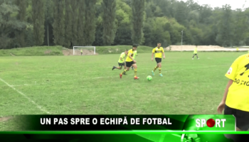 Un pas spre o echipă de fotbal