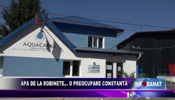 Apa de la robinet…    o preocupare constantă