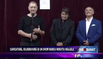 Caricatură, xilogravură și un show marca Horațiu Mălăele