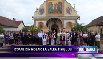 Icoane din mozaic pe Valea Timișului