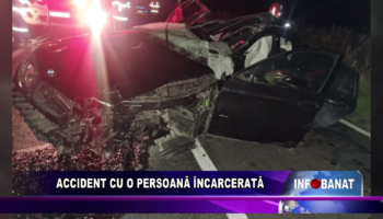 Accident cu o persoană încarcerată