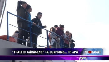 “Tradiții cărășene” i-a surprins…    pe apă