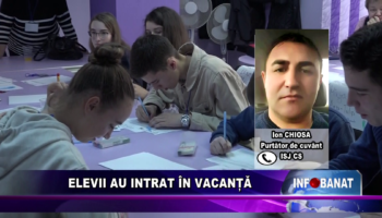 Elevii au intrat în vacanță