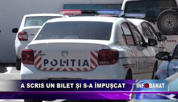 A scris un bilet și s-a împușcat