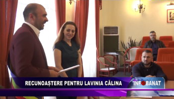 Recunoaștere pentru Lavinia Călina