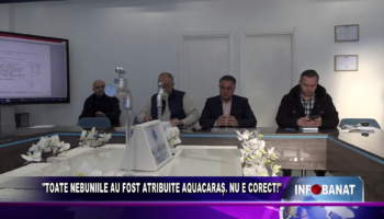 “Toate nebuniile au fost atribuite AquaCaraș.  Nu e corect!”