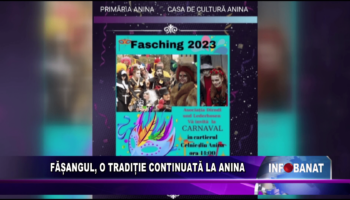 Fășangul, o tradiție continuată la Anina