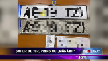 Șofer de tir, prin cu „mânării”