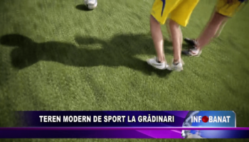 Teren modern de sport la Grădinari