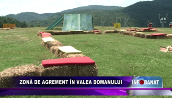 Zonă de agrement în Valea Domanului