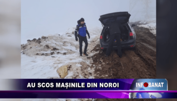 Au scos mașinile din noroi