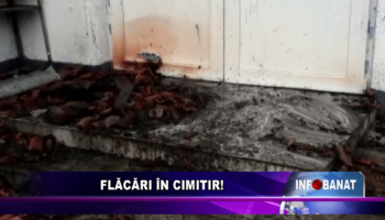 Flăcări în cimitir!