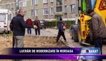 Lucrări de modernizare în Moroasa