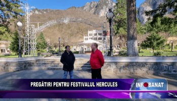 Pregătiri pentru festivalul Hercules