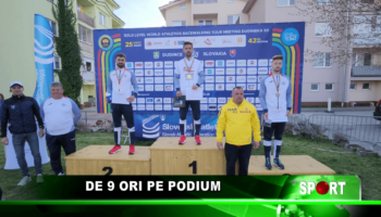 De 9 ori pe podium