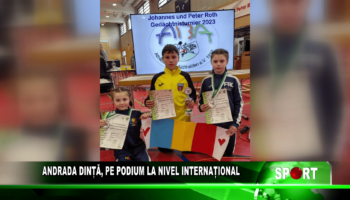 Andrada Dință, pe podium la nivel internațional