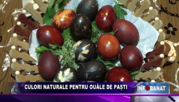 Culori naturale pentru ouăle de Paști