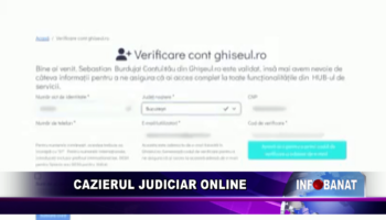 Cazierul judiciar online