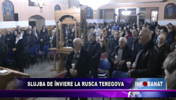 Slujba de Înviere la Rusca Teregova