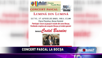 Concert pascal la Bocșa