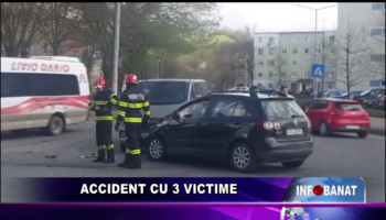 Accident cu 3 victime