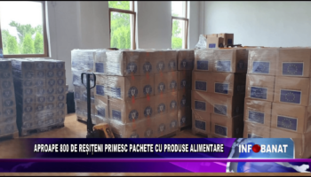 Aproape 800 de reșițeni primesc pachete cu produse alimentare