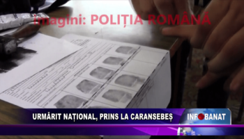 Urmărit național, prins la Caransebeș