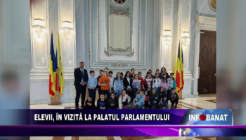 Elevii, în vizită la Palatul Parlamentului