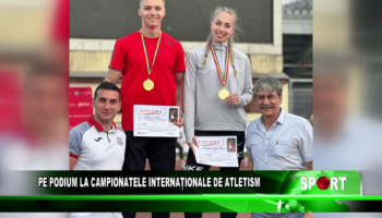 Pe podium la Campionatele Internaționale de Atletism