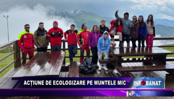 Acțiune de ecologizare pe Muntele Mic