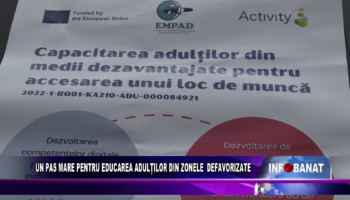 Un pas mare pentru educarea adulților din zonele defavorizate