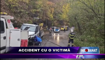 Accident cu o victimă