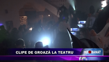 Clipe de groază la teatru