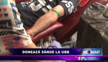 Donează sânge la UBB