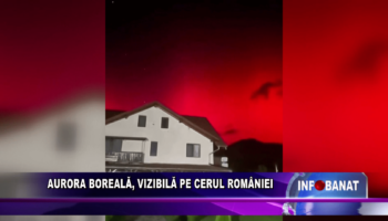 Aurora boreală, vizibilă pe cerul României