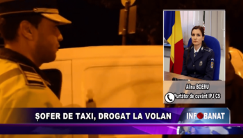 Șofer de taxi, drogat la volan