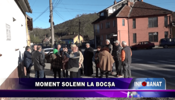 Moment solemn la Bocșa