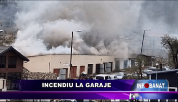 Incendiu la garaje