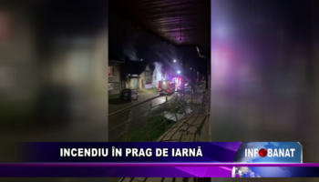 Incendiu în prag de iarnă