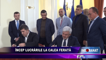 Încep lucrările la calea ferată