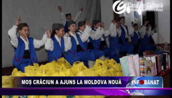 Moș Crăciun a ajuns la Moldova Nouă